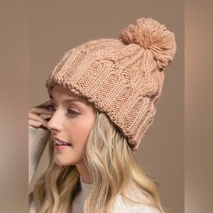 NWT APRICOT PEACH Dusty Pink color HAT